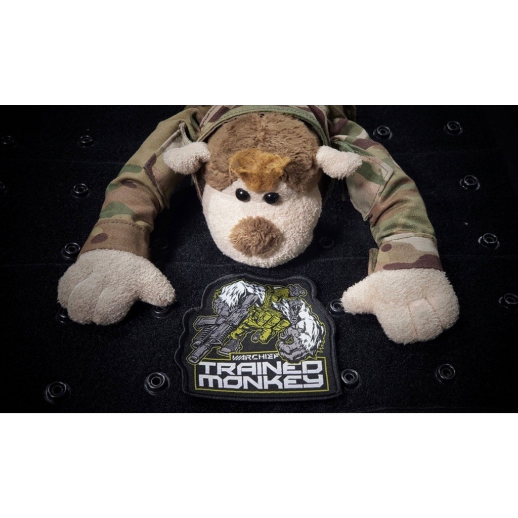 Patch_velcro tactical TRAINED MONKEY_Warchief