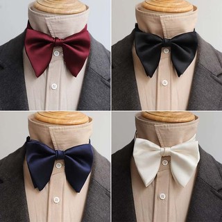 Cổ Điển Nam Trắng Nơ Retro Đỏ Đen Thời Trung Cổ Buộc Tiệc Cưới Phù Hợp Với Phụ Kiện 4 Màu