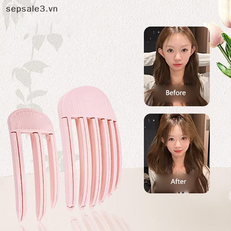 # sepsale # 3 / 6 Răng Lông Tơ Rễ Tóc Hiện Vật Cao Kẹp Tóc Tự Nhiên Lông Tơ Traceless Dụng Cụ Tạo Kiểu Tóc Làm Đẹp Cho Người Lười.