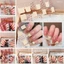 FAVORITEGOODS Miếng Dán Móng Tay, Miếng Dán Móng Tay Gel Bán Chữa, Chống Thấm Nước Full Cover 14 Dải Gel Sơn Móng Tay Dải DIY Làm Móng Tay Nghệ Thuật