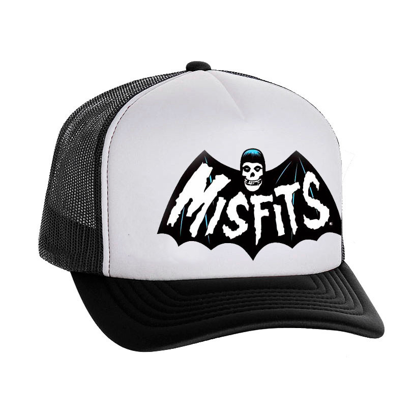 Misfits Batman Punk Rock Music Topi Snapback Trucker Cap GTTFH | Shopee ...