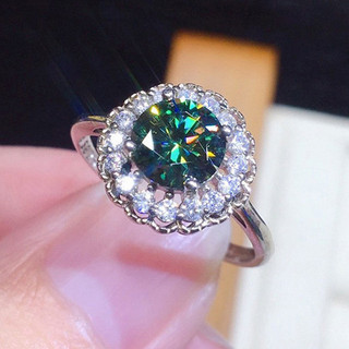 ❤ Ban Đầu Sang Trọng Giả Moissanite Series Bán Chạy Full Kim Cương Nhẫn Nữ Pha Lê Cặp Đôi Đính Hôn Trang Sức