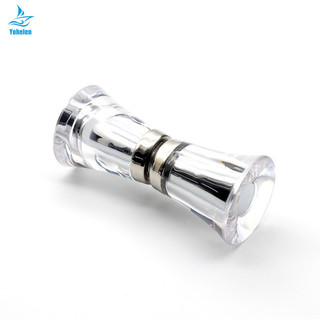 Tay cầm phòng tắm tay cầm đẩy kính kéo tay nắm cửa đẩy tay nắm cửa nhựa thủy tinh trong suốt tay cầm lỗ đơn