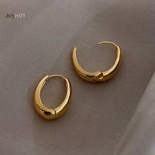 Julyhot 1 Cặp Bông Tai Vòng Nhỏ Phong Cách Cổ Điển Màu Vàng Đơn Giản Tinh Tế Bông Tai Hình Chữ U Cho Bé Gái Quà Tặng Phụ Kiện Trang Sức Đẹp Massivedeals