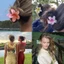 Kẹp tóc Plumeria đơn giản - Phụ kiện tóc Dress Up - Kẹp tóc nữ ngọt ngào - Vuốt tóc hoa Gradient - Mũ nón cho bé gái - Kẹp tóc cá mập thời trang
