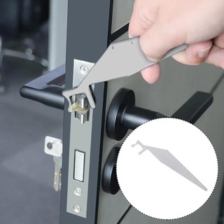 Công cụ đòn bẩy đa năng DARON, Dụng cụ mở khóa lính cứu hỏa Mini bền bỉ, Dụng cụ chữa cháy Di động bằng thép không gỉ Bạc Pry Bar Dụng cụ cầm tay Cửa