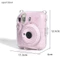 Dành cho Hộp bảo vệ máy ảnh trong suốt Fujifilm Instax 12 Túi đựng có dây đeo vai Túi lưu trữ [out]