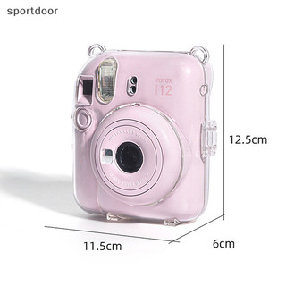 [Sportoutdoor] Dành cho Hộp bảo vệ máy ảnh trong suốt Fujifilm Instax 12 Túi đựng có dây đeo vai Túi lưu trữ [out]
