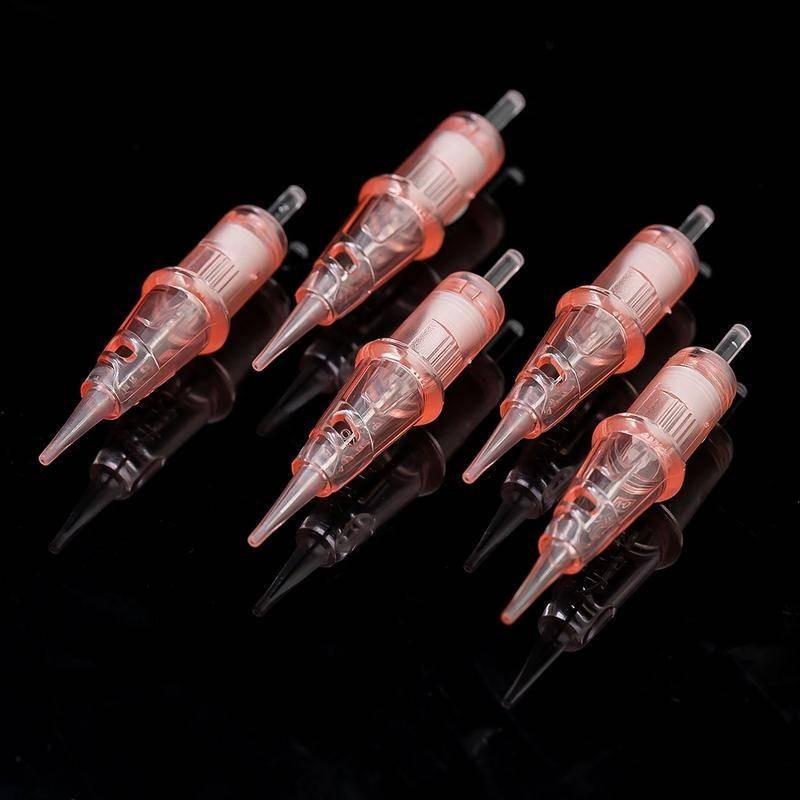 20 Chiếc Mlk Bro Cartridge Vĩnh Viễn Lông Mày Hình Xăm Kim Bút Kẻ Mắt Môi V SMP