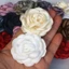 GUSTAVA Vải Hoa Nhân Tạo, Hoa Hồng Satin Hoa Camellia Trang Trí, Phụ Nữ Handmade Pin Lụa Tóc Phụ Kiện Quần Áo Phụ Kiện