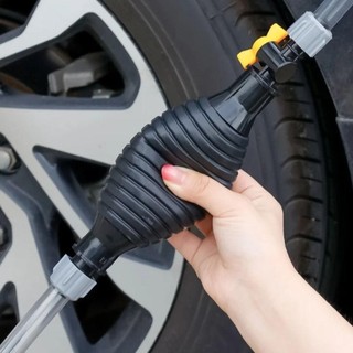 Máy bơm vòi Siphon xăng SENRTY, Máy bơm dầu khí cầm tay an toàn, Ống hút có ống bền màu đen Khóa cố định chuyển dầu Dầu bơm nhiên liệu