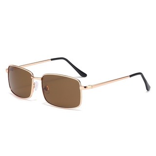 Kính râm đổi màu phân cực, chống tia cực tím, đi xe, nam, vuông, Photochromic