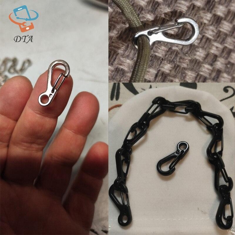 [DTA] 10 Cái / lốc Móc Khóa Carabiner Tiện Ích Cắm Trại Thiết Bị Sinh Tồn Móc Chụp Leo Núi SF Lò Xo Ba Lô Bánh Răng VN