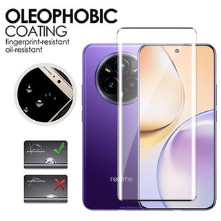 Kính Cường Lực 2in1 Cho Realme 14 Pro Plus 5G 2025 Viền Cong Bảo Vệ Màn Hình Cho Realme14X 14X 14Pro 14Pro + Phim Bảo Vệ Ống Kính Máy Ảnh