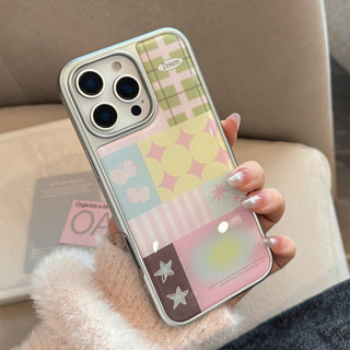 [Sheren] ins Vỏ iPhone nơ khâu phong cách Hàn Quốc Thích hợp cho i17 16 15 14 13 12 11pro max Vỏ bảo vệ chống sốc