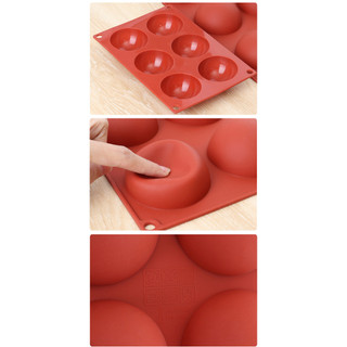 Khuôn Silicon Nửa Quả Cầu/Trụ Tròn Trang Trí Bánh Làm Thạch,Mochi,chocolate,Đá Bi,Mousse,Pudding Hình Tròn Bán Cầu