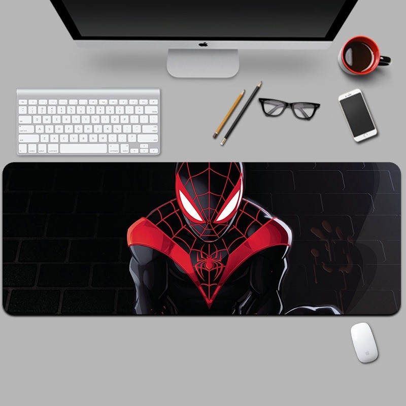 Disney MARVEL Spider-Man Lớn Chuột Chơi Game Miếng Lót Khóa Cạnh Có Thể Giặt Được Chống Trơn Trượt Bàn Thảm Cho Máy Tính Thể Thao Điện Tử