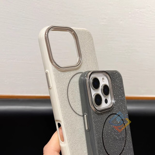Ốp điện thoại từ tính chống sốc lấp lánh tương thích cho iPhone 16 Pro Max 15 14 13 12 Pro Max 14 / 15 / 16Plus 11 ProMax Ốp cứng bảo vệ cao cấp