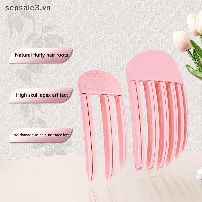 # sepsale # 3 / 6 Răng Lông Tơ Rễ Tóc Hiện Vật Cao Kẹp Tóc Tự Nhiên Lông Tơ Traceless Dụng Cụ Tạo Kiểu Tóc Làm Đẹp Cho Người Lười.