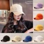Mũ Hip Hop MERIGGIARE, Mũ bóng chày chống nắng bằng vải Cotton, Vành rộng màu trơn Unisex Mũ chống nắng nữ