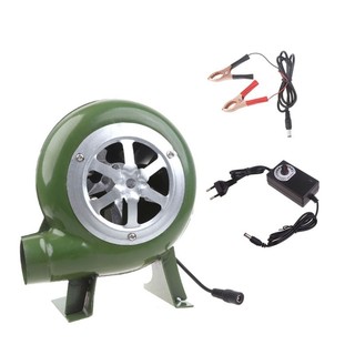 Kelnny DC12V Quạt BBQ Máy Thổi Khí 2900R Điều Chỉnh Tốc Độ Dã Ngoại Cắm Trại Nướng Quạt 100v 220v