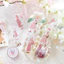 Enwei 37.5mm * 2m [Bó hoa Girl Series] Tạp chí đáng yêu Băng keo PET Washi Băng Scrapbooking Chất liệu Sổ lưu niệm Bộ sổ lưu niệm