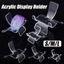 3 kích cỡ Bộ sưu tập nhỏ Giá đỡ bệt - Đế trưng bày giá đỡ Acrylic Mini - Dụng cụ sắp xếp bàn Giá đỡ điện thoại Giá đỡ thẻ - Giá đỡ đá pha lê mã não khoáng chất