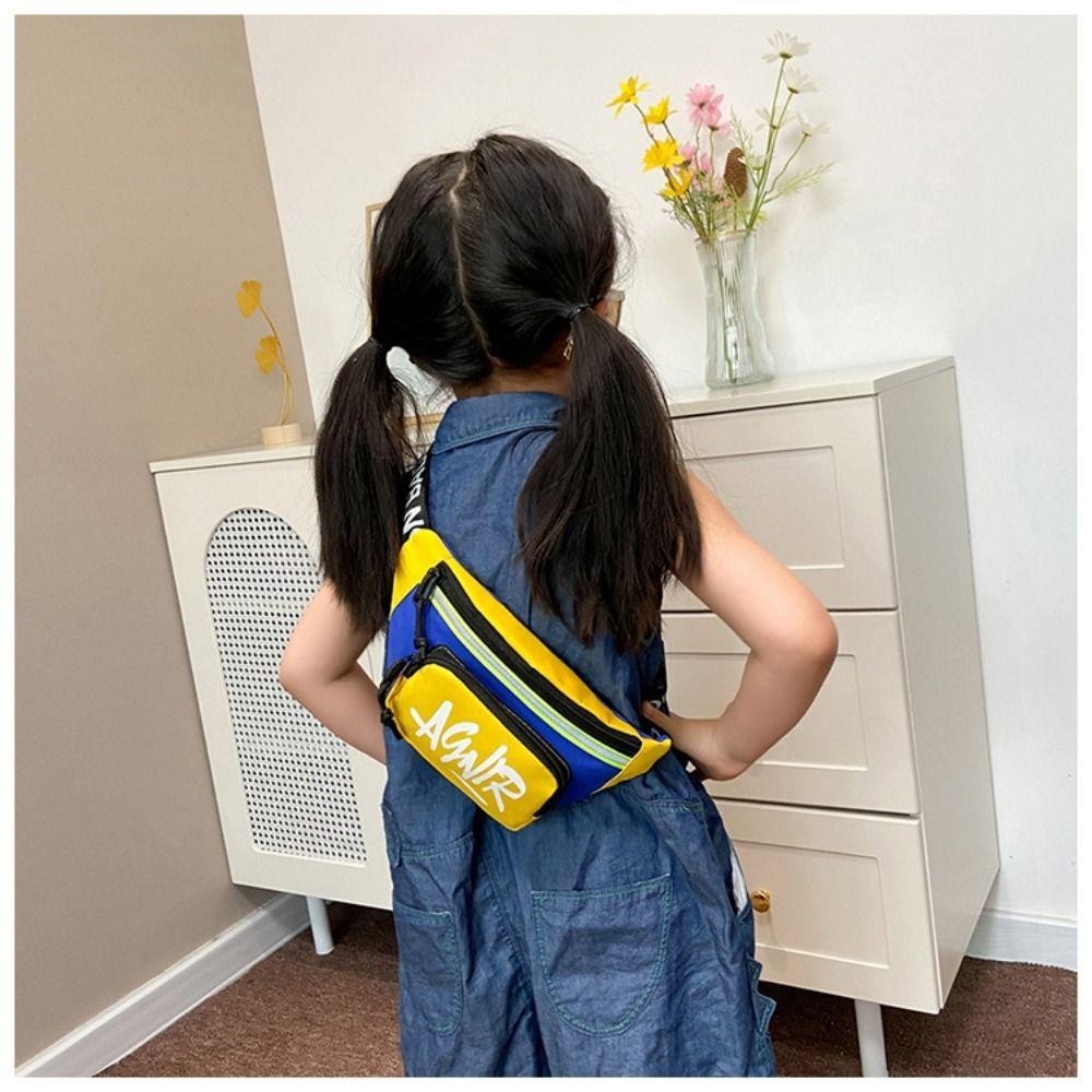 Túi thắt lưng Mini HAPPYNOOK, Túi chuối dễ thương, Túi đeo chéo chữ cái bé trai