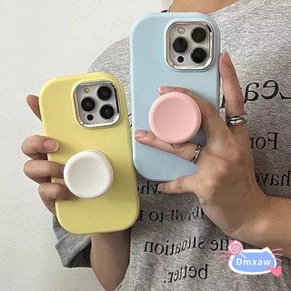 Dành Cho Samsung Galaxy A14 A23 A33 A32 4G A50 A50S A30S A51 4G A71 4G A31 A21S A10S M01S A30 A20 ins Phong Cách Macaron Màu Ốp Lưng Điện Thoại Có Chân Đế Full Cover Bảo Vệ Camera
