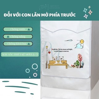 Vỏ Bọc máy giặt Bunnies áo trùm máy giặt cửa ngang cửa trên vải bạt cao cấp loại dày đẹp họa tiết Toroto