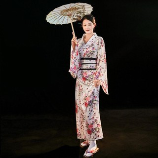 WEETW kimono truyền thống Nhật Bản, trang phục Cosplay sang trọng Sakura Girl kimono Dress, kimono mới phong cách Nhật Bản in hoa phong cách Nhật Bản Yukata Áo choàng tắm Geisha