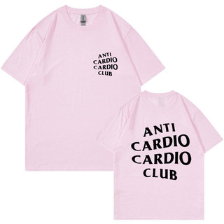Plus Kích Thước Chống Cardio Câu Lạc Bộ Áo Tập Gym Cuộc Sống In Chữ Áo Thun Cotton Cho Nữ Quần Áo Oversize Nam Tee Mùa Hè