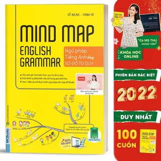 Sách - Combo Mindmap English Vocabulary và Mindmap English Grammar - PHIÊN BẢN ĐẶC BIỆT 2022 - Kèm khóa học chi tiết