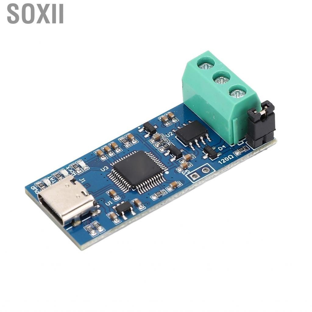 Soxii Mô-đun USB To CAN Dữ liệu nguồn mở Đèn LED 3 màu Bộ chuyển đổi 5V cho xe buýt