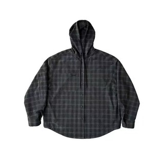 Áo khoác có mũ trùm đầu nam GKSS Nhật Bản cổ điển dáng rộng và giản dị thương hiệu thời trang áo khoác kẻ sọc trung tính chất lượng cao