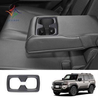 [Luxiang.vn] Vỏ bọc tay vịn phía sau ô tô Khung giữ cốc nước phía sau Giá đỡ cốc Trim Sticker cho Toyota Prado LC250 2024