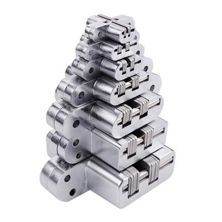 YMIFI 1 Bản lề chữ thập, Bản lề ẩn bằng thép không gỉ vô hình, Nhiều công dụng giấu kín Bản lề cửa hợp kim kẽm 180 độ cho cửa tủ