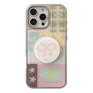 [Sheren] ins Vỏ iPhone nơ khâu phong cách Hàn Quốc Thích hợp cho i17 16 15 14 13 12 11pro max Vỏ bảo vệ chống sốc