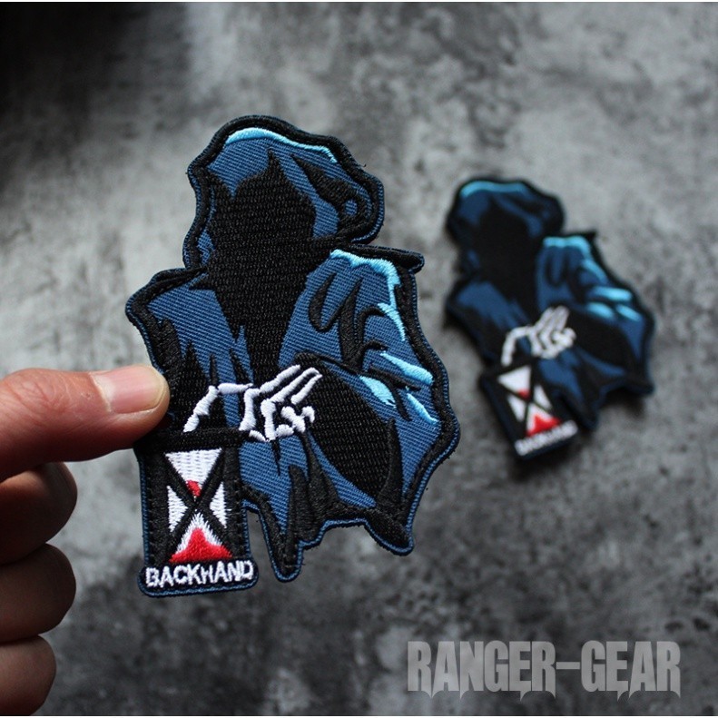 Patch_miếng dán velcro vải tử thần_tactical