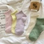 Vớ tất cổ trung nam nữ chấm Galaxy màu pastel