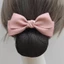 DELMER Bun Snood, Mũ Phong Cách Hàn Quốc Nơ Lò Xo Kẹp, Ruy Băng Ngọt Ngào Phụ Kiện Tóc Barrette Y Tá Kẹp Tóc Bồi Bàn