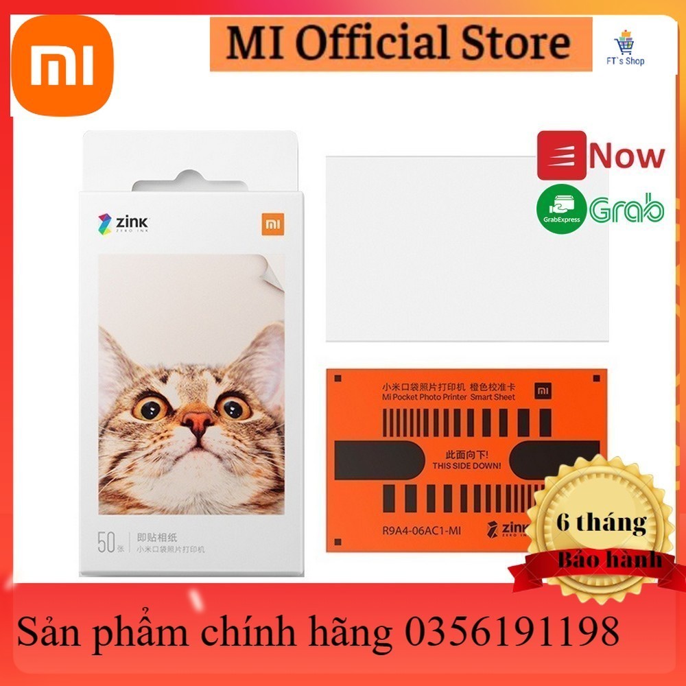 Giấy in ảnh Xiaomi Zink 2x3 inch dùng cho máy in ảnh bỏ túi mini bỏ túi ...