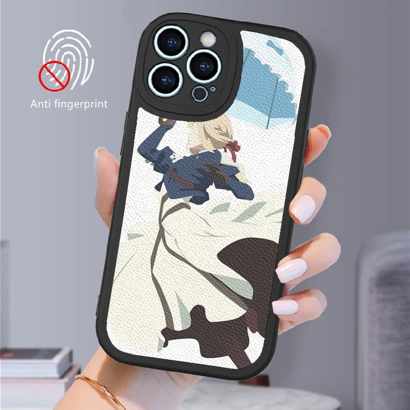 Ốp Điện Thoại TP-1 Violet Evergarden Cho iPhone 17,15 14 12 11 13 Pro Max Mini 7 8 Plus SE 2020 X XS XR Vỏ Da Cừu 0728