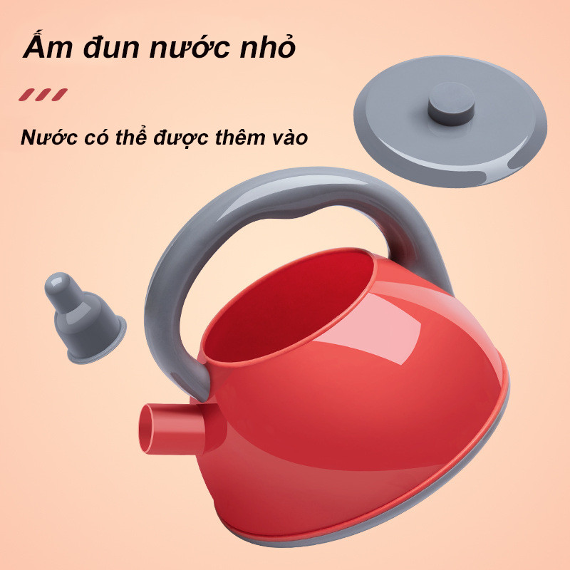 【SKISOPGO】Mô phỏng nấu ăn Bộ đồ chơi nấu ăn nhà bếp Bộ nấu ăn Đồ chơi giáo dục thông minh Đồ chơi nướng thịt thông min