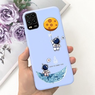 Dành Cho Xiaomi Mi 10 Lite 5G Ốp Lưng Hoạt Hình Dễ Thương Đầu Mèo Chống Sốc Silicon Mềm Vỏ Điện Thoại Cho Xiaomi 10 Lite Mi10 Lite 5G Vỏ