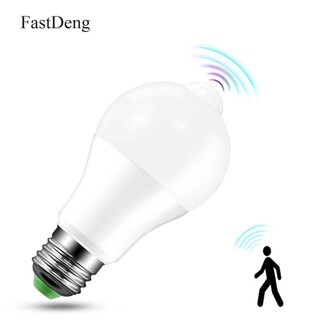 Cảm biến chuyển động 5W 9W 12W E27 Bóng đèn LED cảm ứng Tự động bật / tắt với PIR Phát hiện chuyển động Hành lang Bóng đèn trang trí sân vườn