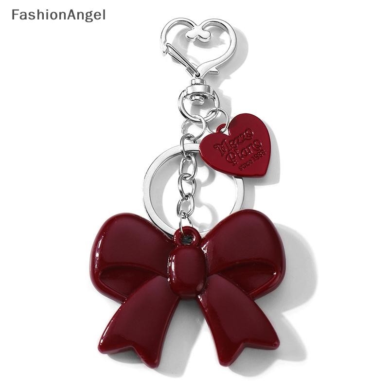FashionAngel Tinh Tế Tính Khí Trái Tim Đỏ Nơ Quyến Rũ Móc Khóa Đa Năng Điện Thoại Mặt Dây Chuyền Thời Trang Ba Lô Trang Trí Phụ Kiện Quà Tặng VN