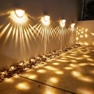Đèn LED trang trí năng lượng mặt trời cho cầu thang, lan can sân vườn, ban công, hàng rào. Chống mưa và bền.