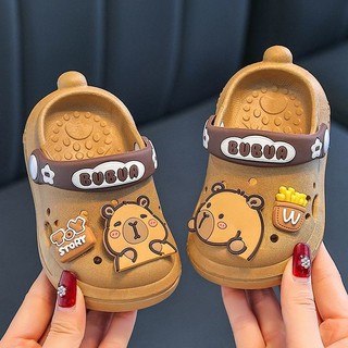 Dép trẻ em Capybara dễ thương - Dép nhựa mềm nhẹ, chống trượt cho bé yêu