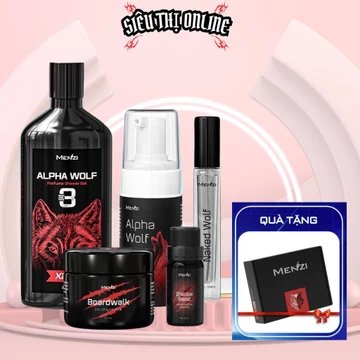 Combo Sữa Tắm Gội MENZI 3in1: 5SP - ST, Bọt Vệ Sinh Nam, Nước Hoa Nam10ml, Nước Hoa Vùng Kín, Gel Vuốt Tóc Cao Cấp.!a